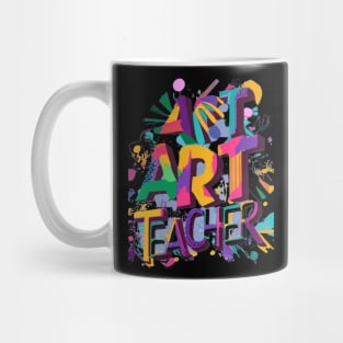 Art teacher funny cute victor design Mug